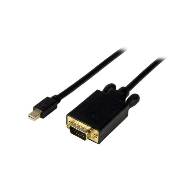 StarTech.com - Cable de 1,8m de Vídeo Adaptador Conversor Activo Mini DisplayPort a VGA - 1080p - Negro