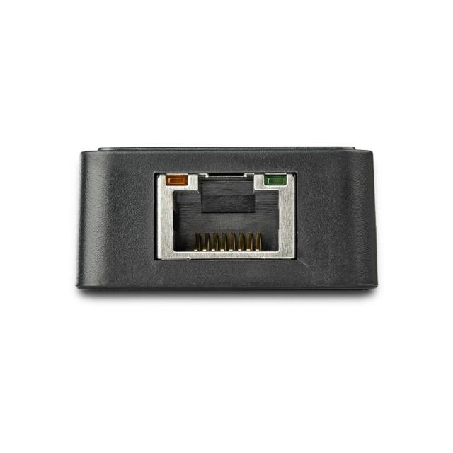 StarTech.com - Adaptador Tarjeta de Red NIC Externa USB 3.0 de 1 Puerto Gigabit Ethernet RJ45 y Puerto USB - Negro