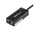 StarTech.com - Adaptador Tarjeta de Red NIC Externa USB 3.0 de 1 Puerto Gigabit Ethernet RJ45 y Puerto USB - Negro