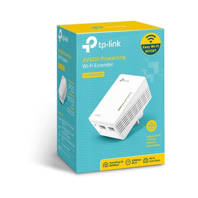 TP-Link - TL-WPA4220 600 Mbit/s Ethernet Wifi Blanco 1 pieza(s)
