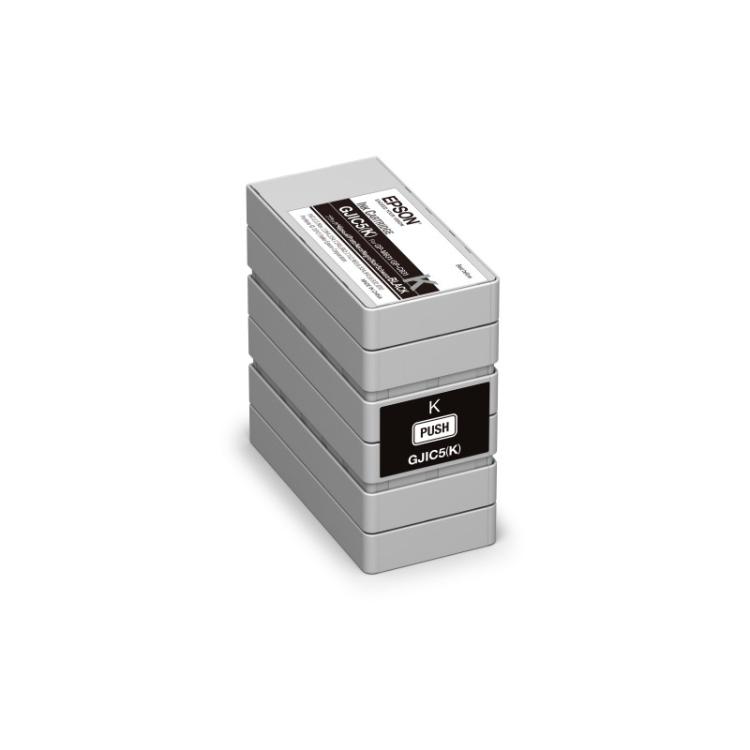 Epson - GJIC5(K): Ink cartridge for ColorWorks C831 and GP-M831 (Black)