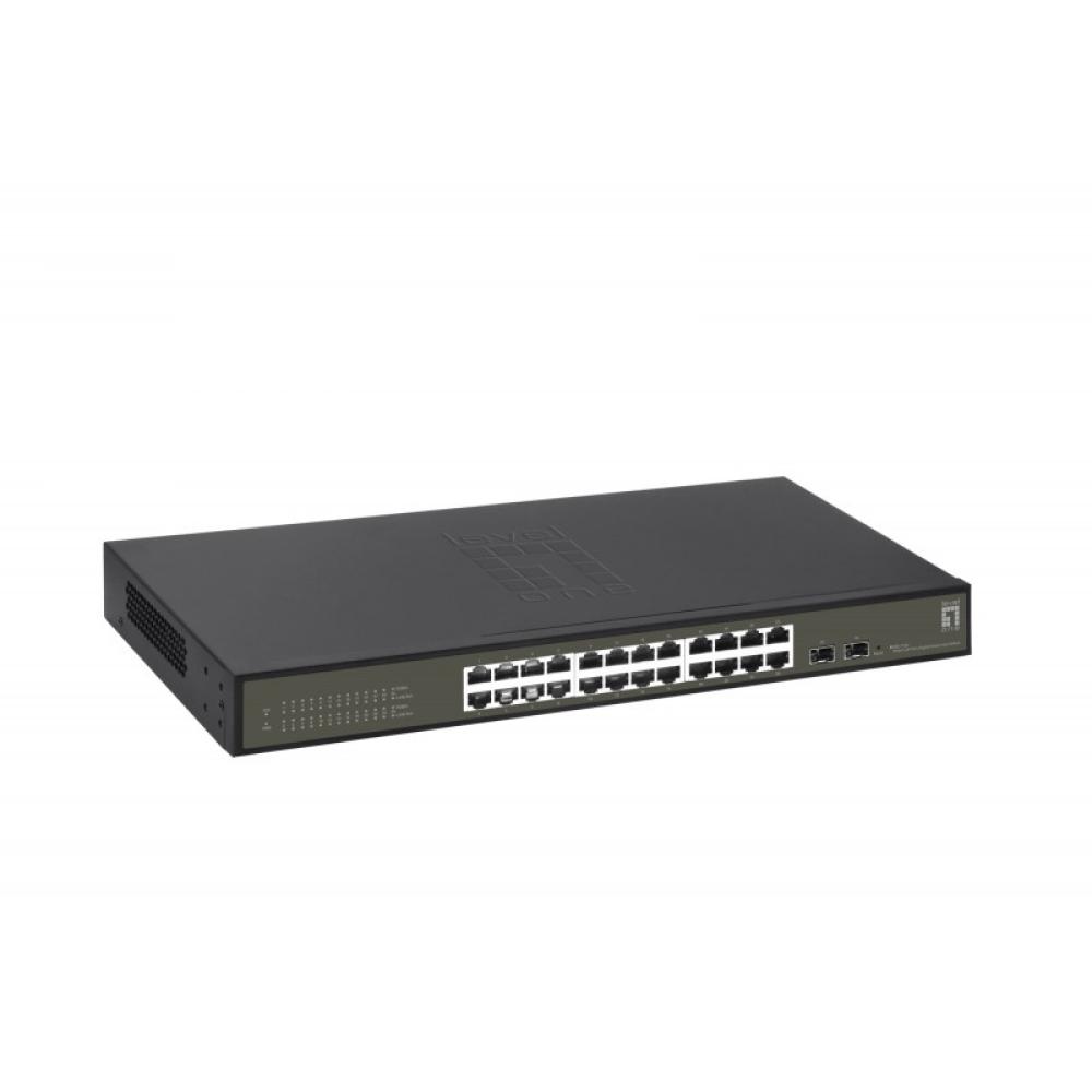 LevelOne - GES-2126 switch Gestionado L2 Gigabit Ethernet (10/100/1000) Negro