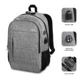 SUBBLIM - Mochila para Portátil Urban Lock Backpack 16" Grey