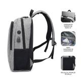 SUBBLIM - Mochila para Portátil Urban Lock Backpack 16" Grey