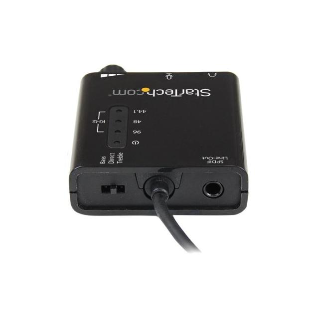 StarTech.com - Tarjeta de Sonido Estéreo USB Externa Adaptador Conversor con Salida SPDIF - Negro