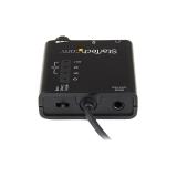 StarTech.com - Tarjeta de Sonido Estéreo USB Externa Adaptador Conversor con Salida SPDIF - Negro