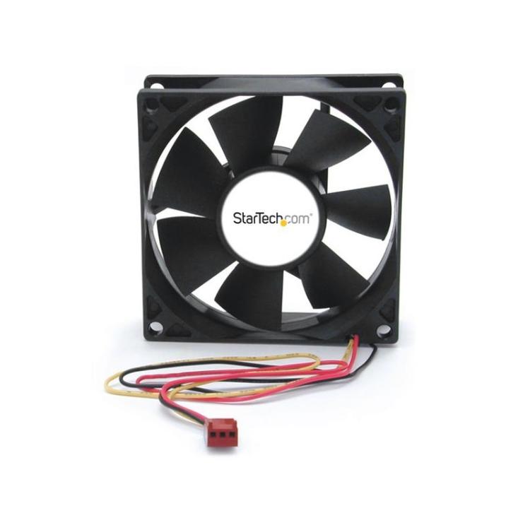 StarTech.com - Ventilador Fan para Chasis Caja de Ordenador PC Torre - 80x25mm - Conector TX3