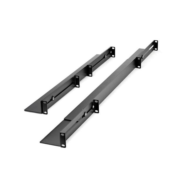 StarTech.com - Carriles 1U de 19 pulgadas para Rack para Servidores con 4 Columnas - Profundidad Ajustable de 60,9cm a 91,4cm/24