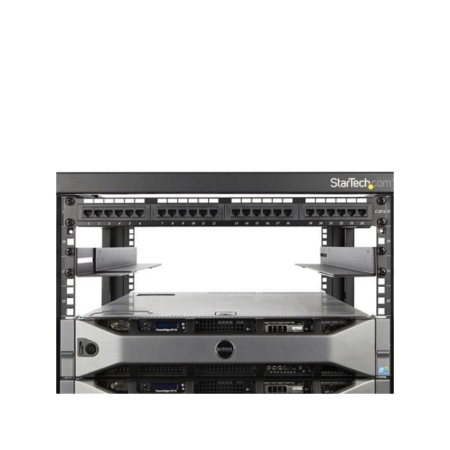 StarTech.com - Carriles 1U de 19 pulgadas para Rack para Servidores con 4 Columnas - Profundidad Ajustable de 60,9cm a 91,4cm/24