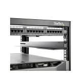 StarTech.com - Carriles 1U de 19 pulgadas para Rack para Servidores con 4 Columnas - Profundidad Ajustable de 60,9cm a 91,4cm/24