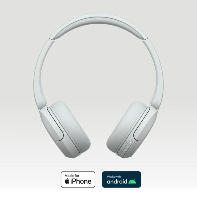Sony - WH-CH520 Auriculares Inalámbrico Diadema Llamadas/Música USB Tipo C Bluetooth Blanco
