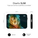 SUBBLIM - Funda Ordenador Neopreno Trendy Sleeve Neo Lion 13,3-14"