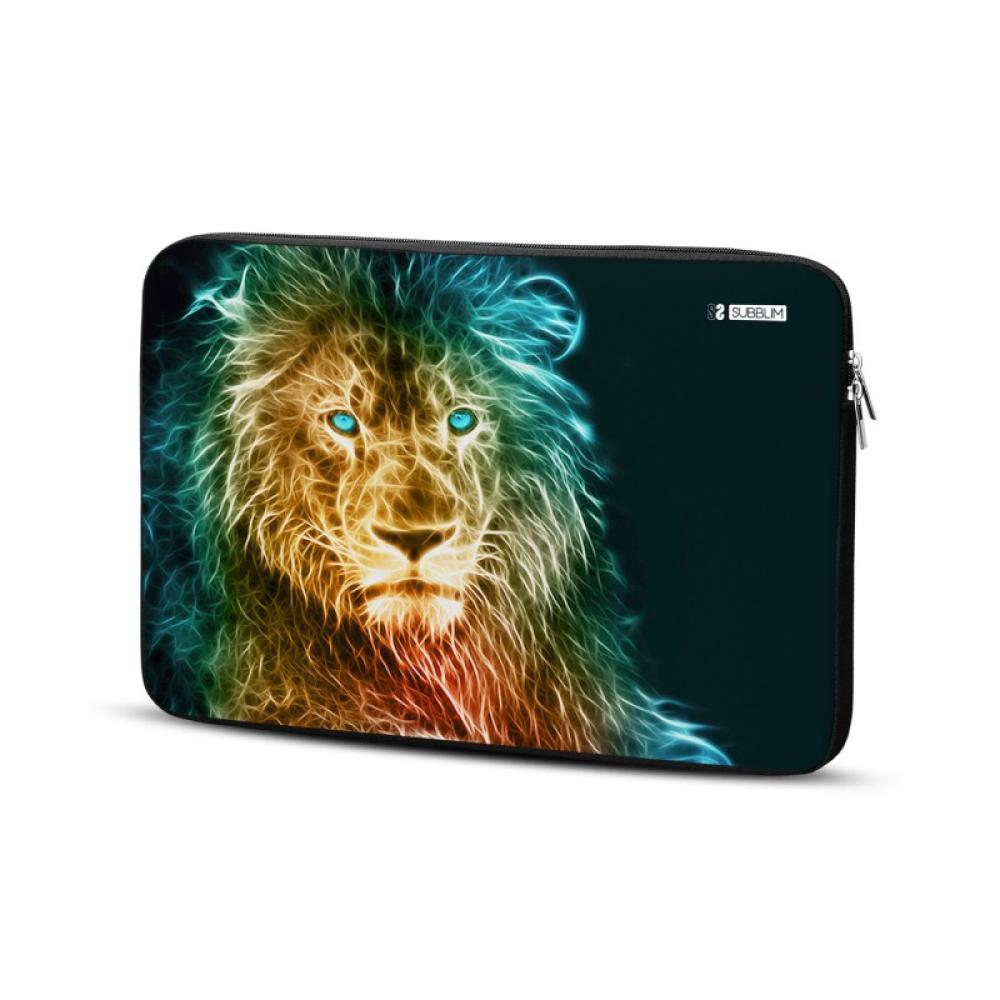 SUBBLIM - Funda Ordenador Neopreno Trendy Sleeve Neo Lion 13,3-14"