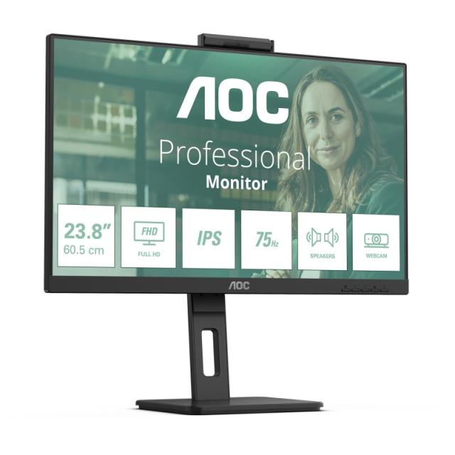 AOC - 24P3QW pantalla para PC 60,5 cm (23.8") 1920 x 1080 Pixeles Full HD Negro