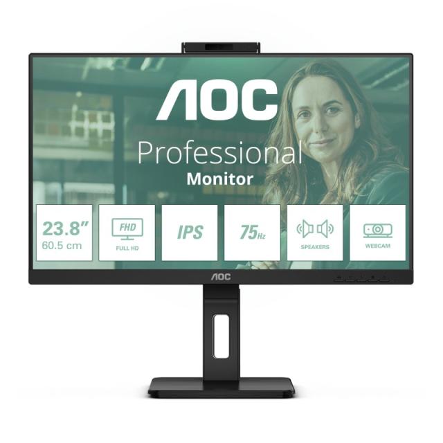 AOC - 24P3QW pantalla para PC 60,5 cm (23.8") 1920 x 1080 Pixeles Full HD Negro