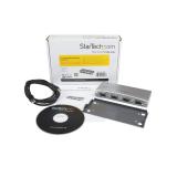 StarTech.com - Hub Concentrador USB a 4 Puertos Serie RS232 - Ladrón Serie DB9 - Adaptador USB a Serie