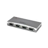 StarTech.com - Hub Concentrador USB a 4 Puertos Serie RS232 - Ladrón Serie DB9 - Adaptador USB a Serie