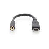 Digitus - Adaptador/conversor de audio USB-C, USB-C/conector - clavija/toma de 3,5 mm