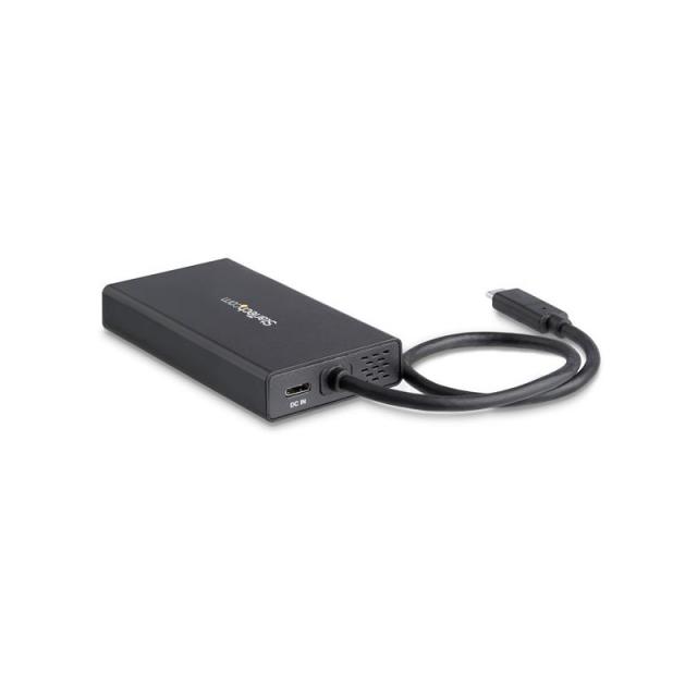StarTech.com - Adaptador Multipuertos USB-C - Docking Station Portátil USB-C 4K HDMI - con Entrega de Potencia de 60W - GbE - Hu