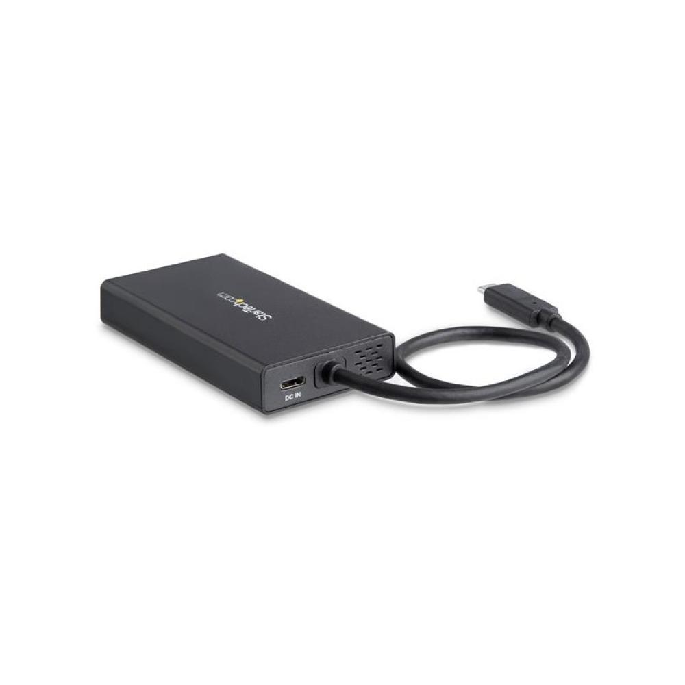 StarTech.com - Adaptador Multipuertos USB-C - Docking Station Portátil USB-C 4K HDMI - con Entrega de Potencia de 60W - GbE - Hu