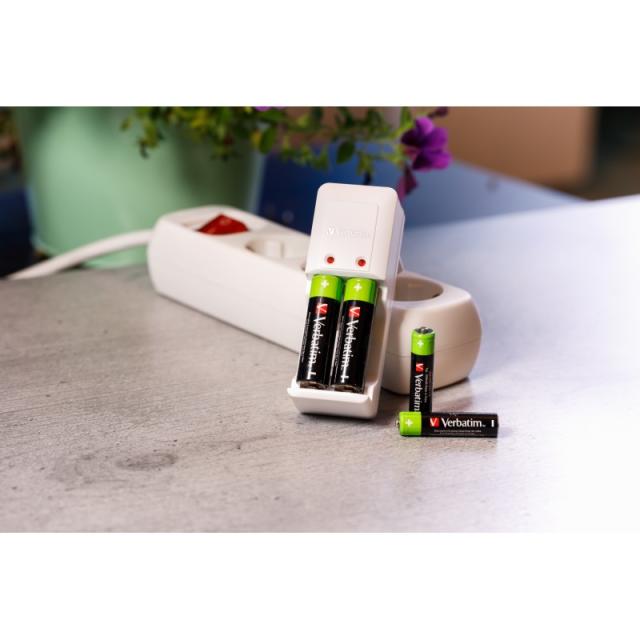 Verbatim - 49517 pila doméstica Batería recargable AA Níquel-metal hidruro (NiMH)