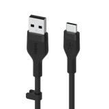 Belkin - BOOST?CHARGE Flex cable USB 3 m USB 2.0 USB A USB C Negro