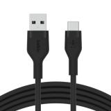 Belkin - BOOST?CHARGE Flex cable USB 3 m USB 2.0 USB A USB C Negro