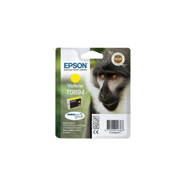 Epson - Monkey Singlepack Yellow T0894 DURABrite Ultra Ink