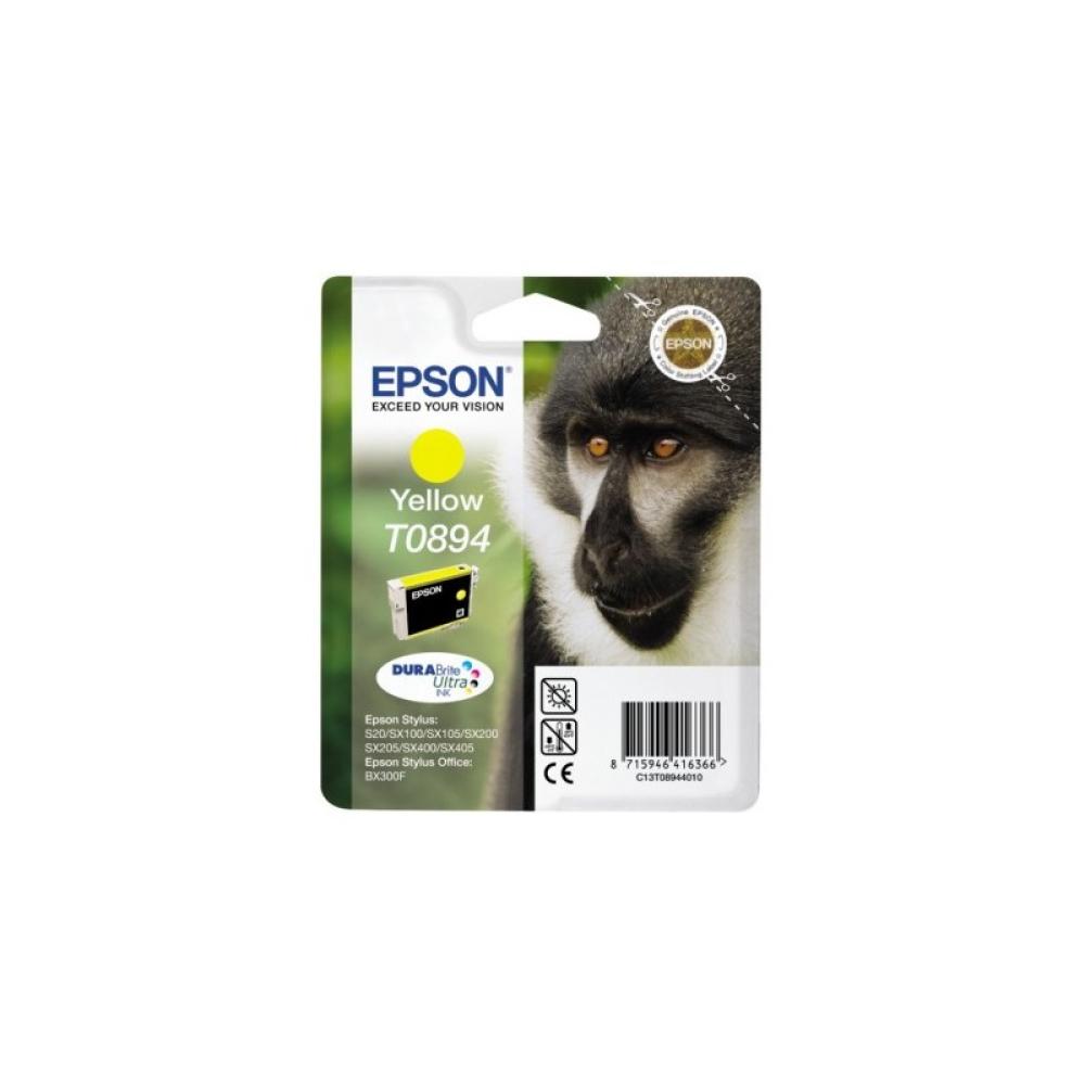 Epson - Monkey Singlepack Yellow T0894 DURABrite Ultra Ink