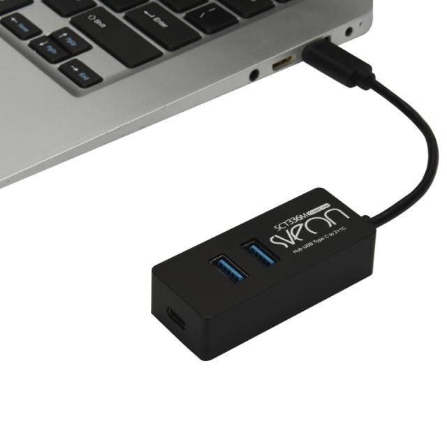 Sveon - SCT336 hub de interfaz USB 3.2 Gen 1 (3.1 Gen 1) Type-C