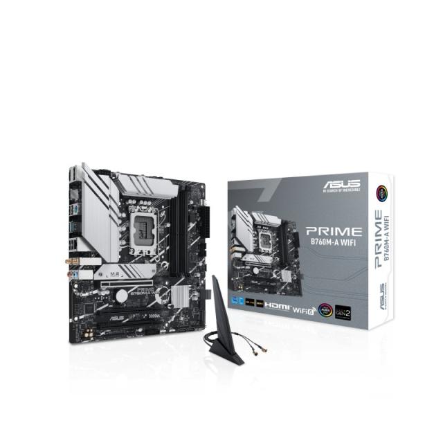 ASUS - PRIME B760M-A WIFI Intel B760 LGA 1700 micro ATX