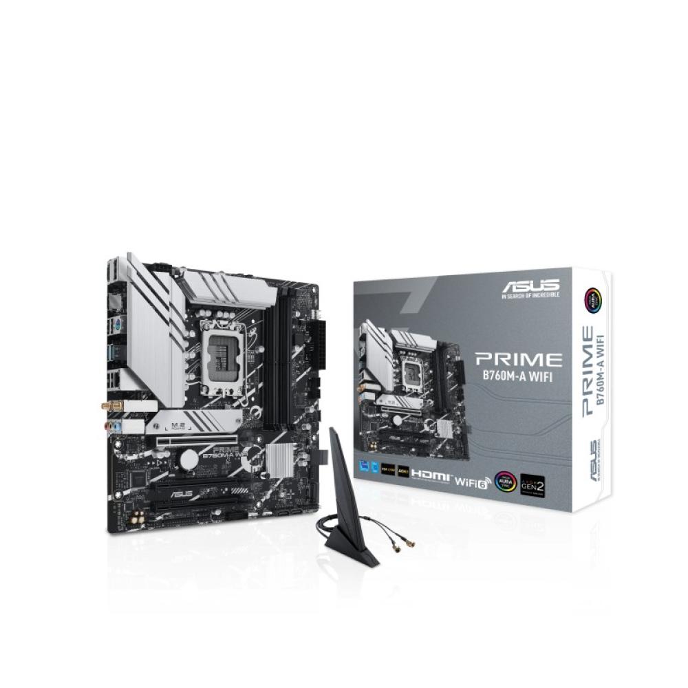 ASUS - PRIME B760M-A WIFI Intel B760 LGA 1700 micro ATX
