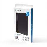 AISENS - Caja Externa 2,5? ASE-2524B 9.5mm SATA a USB 3.0/USB3.1 Gen1, Negra