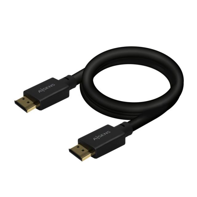 AISENS - Cable HDMI V2.1 Ultra Alta Velocidad / Hec 8K@60Hz 48Gbps, A/M-A/M, Negro, 5.0M
