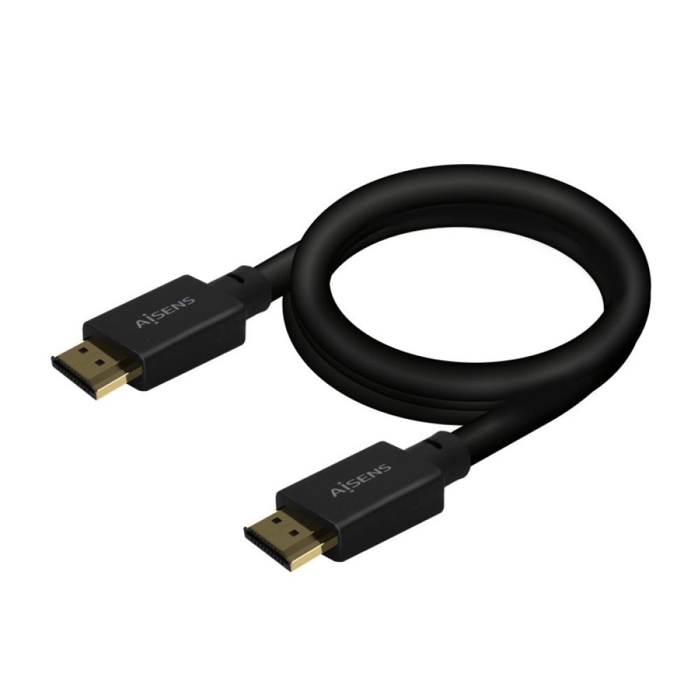 AISENS - Cable HDMI V2.1 Ultra Alta Velocidad / Hec 8K@60Hz 48Gbps, A/M-A/M, Negro, 5.0M