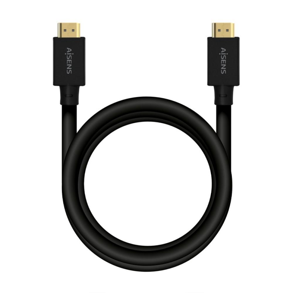 AISENS - Cable HDMI V2.1 Ultra Alta Velocidad / Hec 8K@60Hz 48Gbps, A/M-A/M, Negro, 5.0M