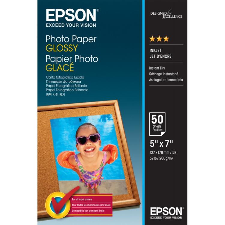 Epson - Photo Paper Glossy - 13x18cm - 50 Hojas