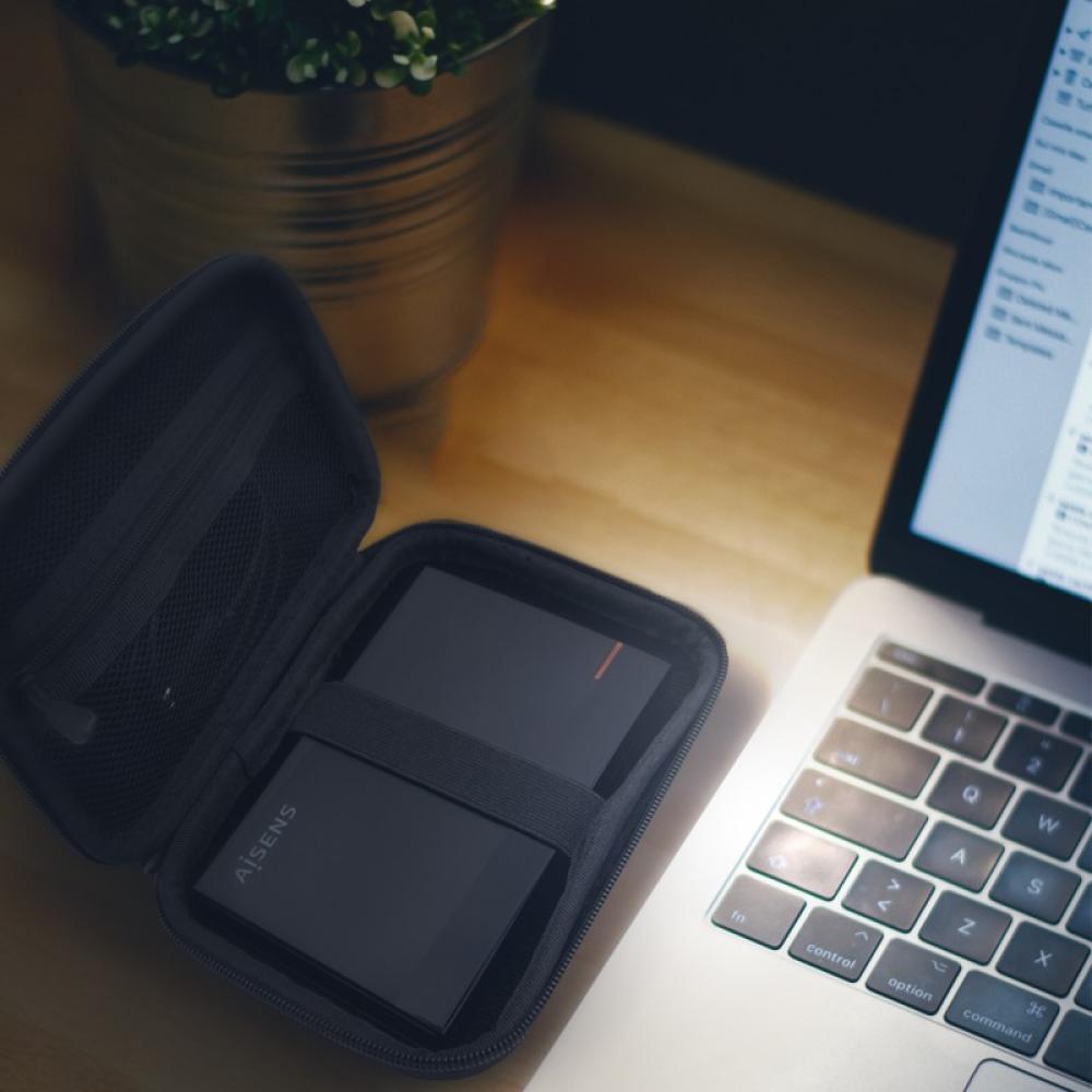 AISENS - Estuche Protector para Caja Externa 2.5?, Negro - ASBG-001-BK