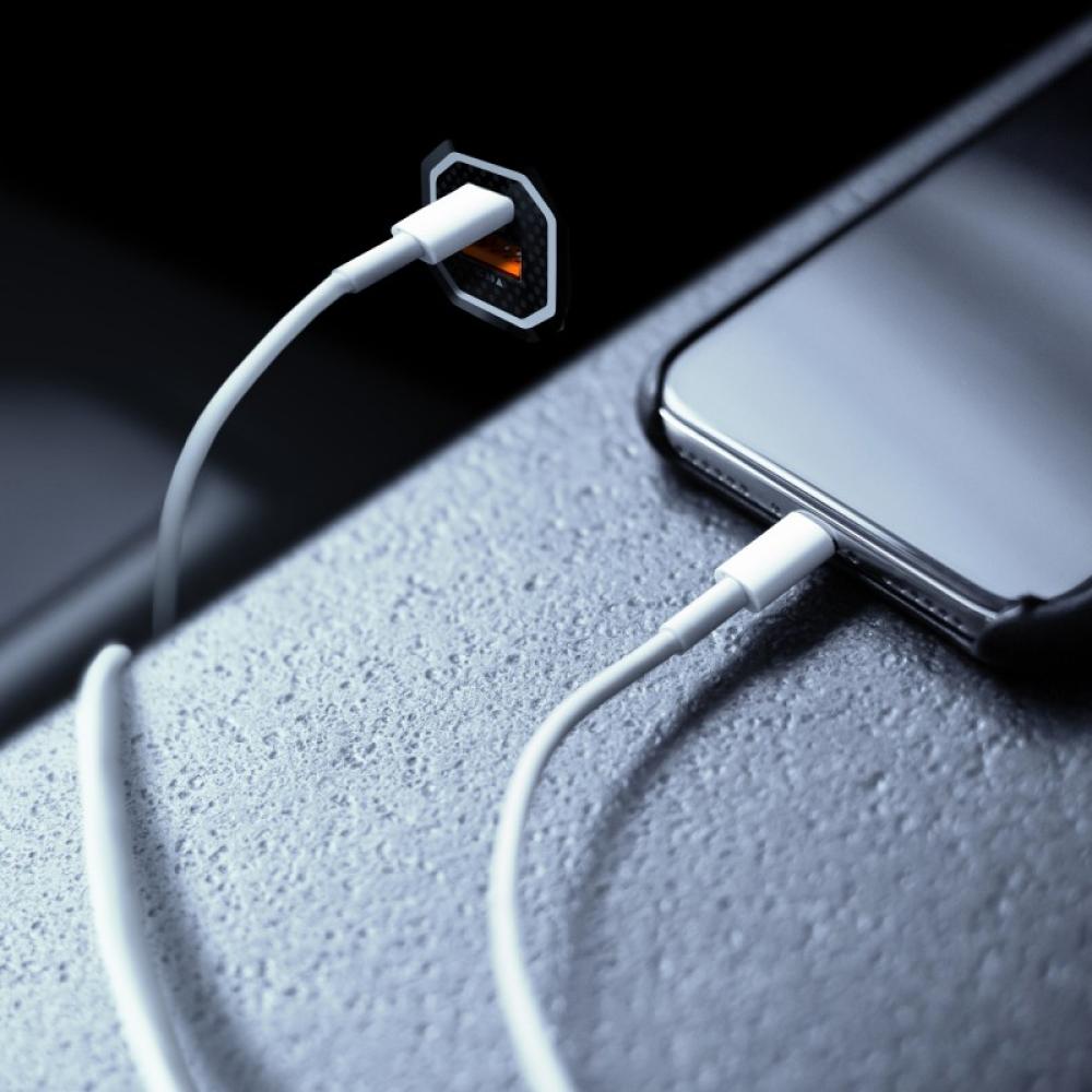 AISENS - Cargador de Coche 38W,1XUSB-C PD3.0 20W,1XUSB-A QC3.0 18W, Negro