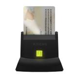 AISENS - Lector de Tarjeta Inteligente DNI, Negro - ASCR-SN05-BK
