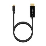AISENS - Cable Conversor USB-C a Displayport 8K@60Hz, USB-C/M-DP/M, Negro, 1.8M
