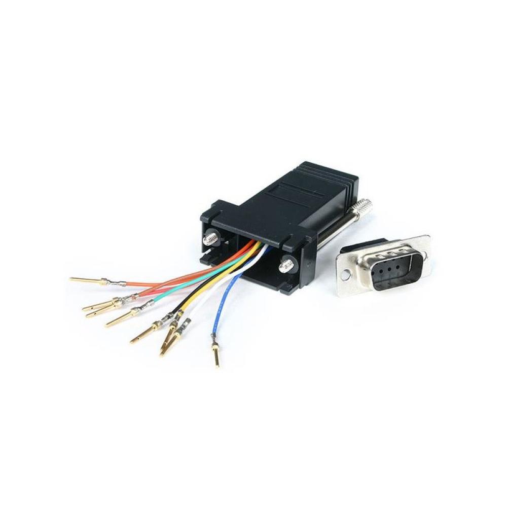 StarTech.com - Adaptador Conversor Modular Serie de DB9 a RJ45 - Macho a Hembra