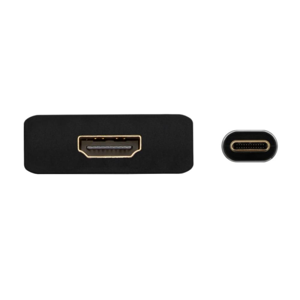 AISENS - Conversor USB-C A HDMI 4K@30Hz, USB-C/M-HDMI/H, Negro, 15cm