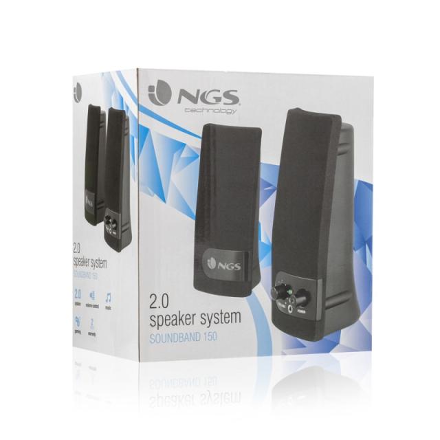 NGS - SB150 altavoz De 1 vía Negro Alámbrico 4 W