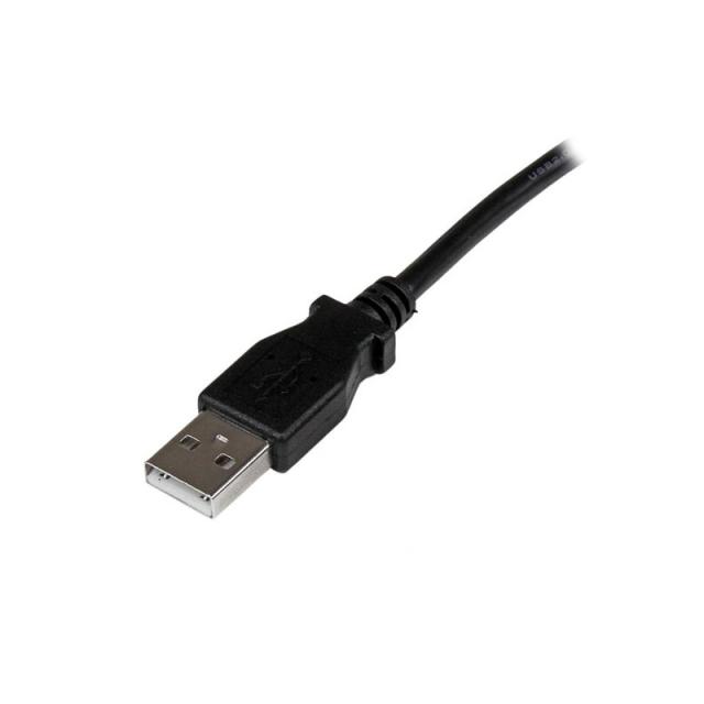 StarTech.com - Cable Adaptador USB 1m para Impresora Acodado - 1x USB A Macho - 1x USB B Macho en Ángulo Derecho