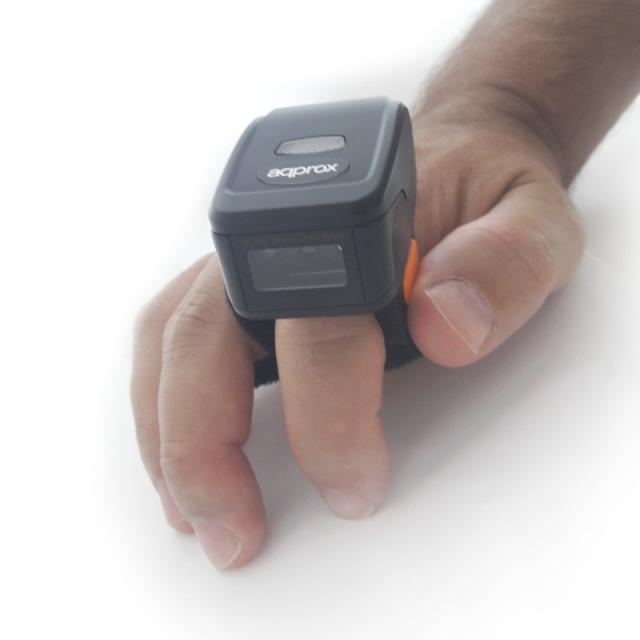 Approx - APPLS14R2D lector de código de barras Lector de códigos de barras manos libres 1D/2D CMOS Negro, Naranja