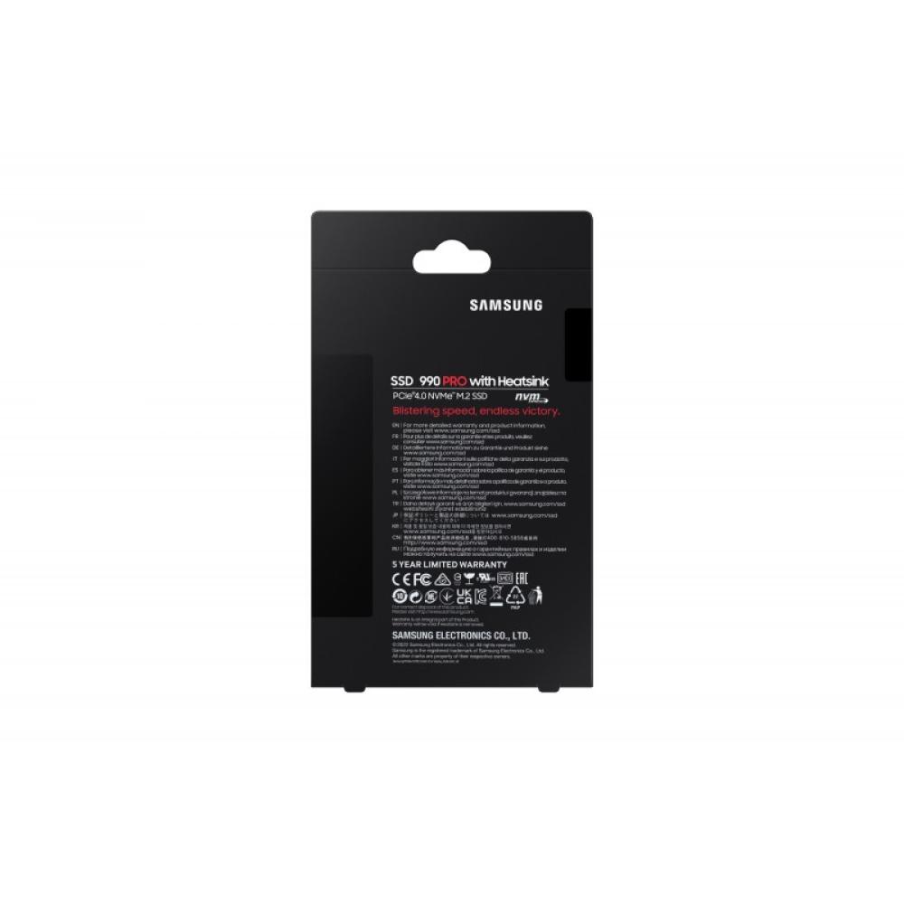 Samsung - 990 PRO 1 TB M.2 PCI Express 4.0 NVMe V-NAND MLC