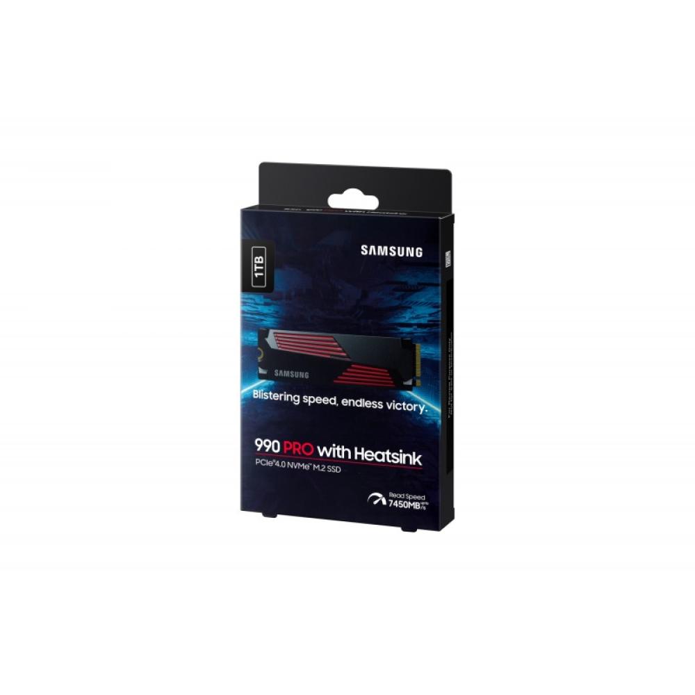 Samsung - 990 PRO 1 TB M.2 PCI Express 4.0 NVMe V-NAND MLC