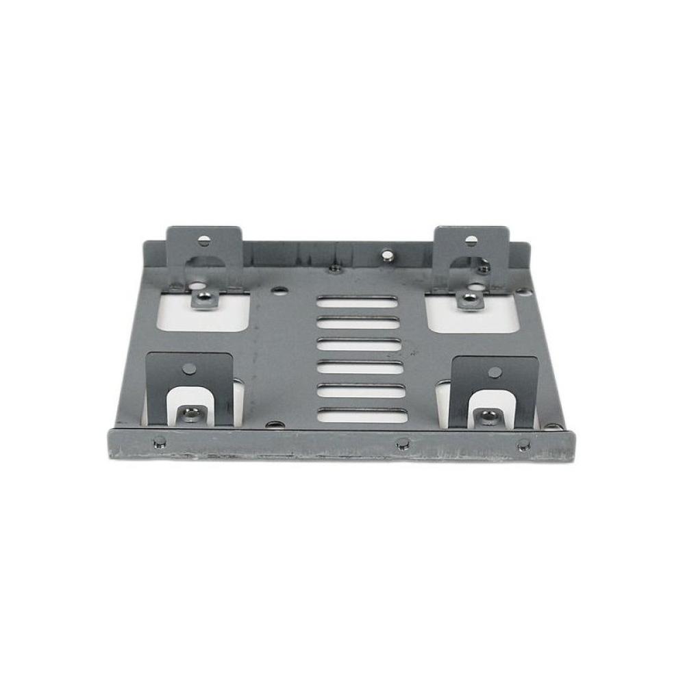 StarTech.com - Bracket Adaptador Bandeja de Montaje 2 Unidades de Disco Duro HDD de 2,5" a Bahía de 3,5 Pulgadas
