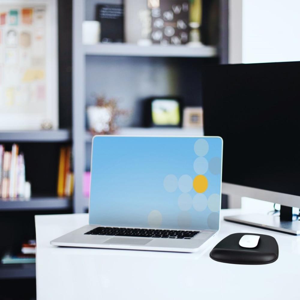 StarTech.com - Alfombrilla de Ratón con Reposamuñecas (17x18x2cm), Alfombrilla de Ratón Ergonómica con Reposamuñecas de Gel y Ba